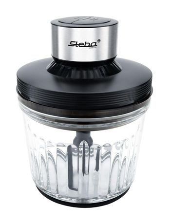Steba MG400 Zerkleinerer 400 W 4 Klingen 2 l Glas Behälter  (Schwarz) f&uuml;r 55,99 Euro