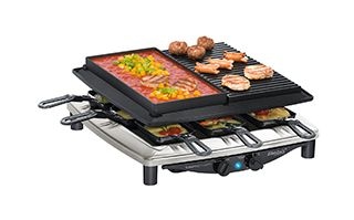 Steba RC4 Plus Deluxe Raclette  (Edelstahl) f&uuml;r 210,99 Euro