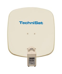 TechniSat DigiDish 45 mit Twin-LNB 45 cm Aluminium Sat-Spiegel  (Beige) f&uuml;r 82,99 Euro