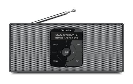 TechniSat DigitRadio 2S Bluetooth DAB+, FM Radio Tragbar  (Schwarz, Silber) f&uuml;r 78,99 Euro
