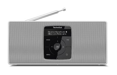 TechniSat DigitRadio 2S Bluetooth DAB+ Radio Tragbar  (Weiß) f&uuml;r 49,99 Euro