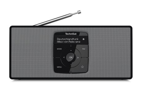 TechniSat DigitRadio 2S Bluetooth DAB+ Radio Tragbar  (Schwarz, Weiß) f&uuml;r 49,99 Euro