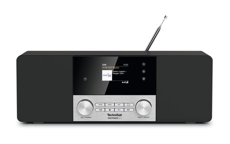 TechniSat DigitRadio 4C Bluetooth DAB+, FM Radio Persönlich  (Schwarz, Silber) f&uuml;r 138,99 Euro