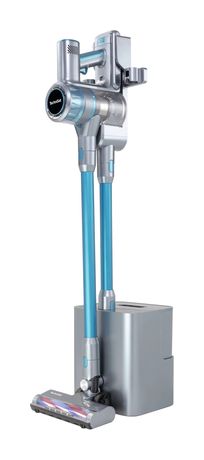 TechniSat Technimax AS3 Plus Handstaubsauger mit Staubbeutel bis 60 min Laufzeit 29,6 V HEPA  (Blau, Silber) f&uuml;r 283,99 Euro