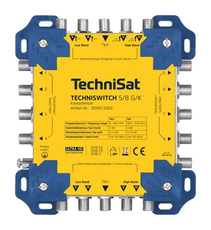 TechniSat TECHNISWITCH 5/8 G/K f&uuml;r 66,49 Euro