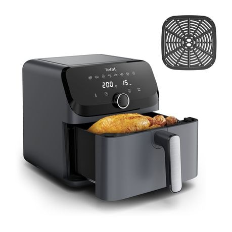 EY855BE0 Easy Fry Mega Heißluftfritteuse 7,5 l 2020 W  (Grau) 