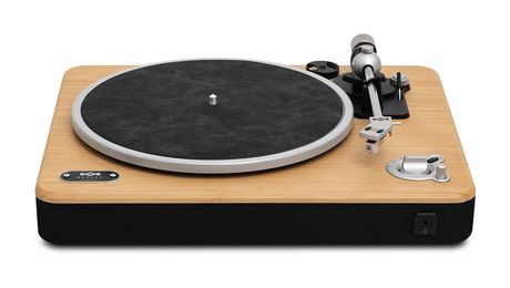 The House Of Marley Stir It Up Wireless 2 Audio-Plattenspieler mit Riemenantrieb  (Schwarz, Holz) f&uuml;r 229,99 Euro