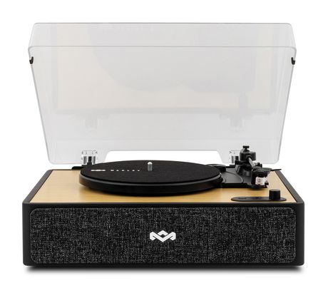 The House Of Marley Rise Up Audio-Plattenspieler mit Riemenantrieb  (Schwarz, Holz) f&uuml;r 199,99 Euro