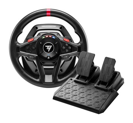 Thrustmaster T128 Analog Lenkrad + Pedale für PC, PlayStation PS4, PlayStation PS5  (Schwarz) f&uuml;r 179,99 Euro