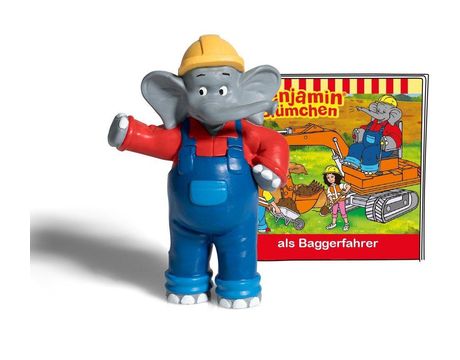 tonies 01-0014 Benjamin Blümchen - Benjamin als Baggerfahrer 41 min (Blau, Grau, Rot, Gelb) f&uuml;r 16,99 Euro