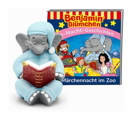 tonies 10000202 Benjamin Blümchen – Märchennacht im Zoo 44 min  (Blau/Grau/Rot) f&uuml;r 16,99 Euro