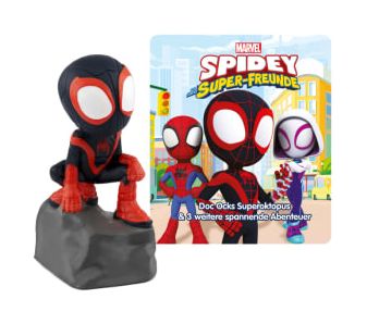 tonies 11000465 Marvel - Spidey und seine Super-Freunde - Doc Ocks Superoktopus & 3 weitere spannende Abenteuer 56 min  (Schwarz/Rot) f&uuml;r 16,99 Euro