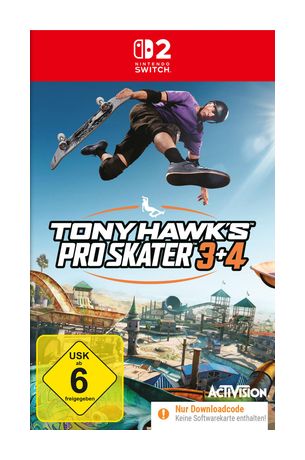 Tony Hawk's Pro Skater 3+4 (Code in a Box) (Nintendo Switch 2) f&uuml;r 24,99 Euro