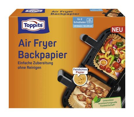 Toppits Backpapier Airfryer 12x20 f&uuml;r 2,99 Euro
