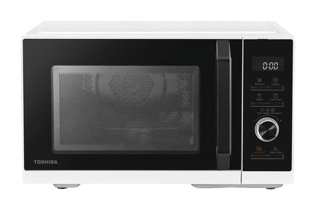 Toshiba MW3-AC26SF Freistehende Mikrowelle 900 W Größe: mittel 5 Stufen Grill  (Schwarz, Weiß) f&uuml;r 189,99 Euro