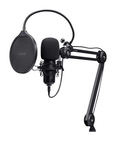 Trust GXT270 Emita II+ Kabelgebunden Podcast-Mikrofon USB  (Schwarz) f&uuml;r 80,49 Euro