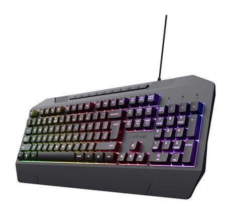 Trust GXT836 EVOCX RGB-LED Gaming Tastatur USB  (Schwarz) f&uuml;r 19,99 Euro