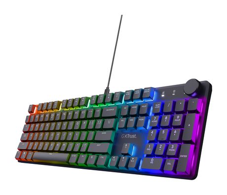 Trust GXT866 Torix LED Gaming Tastatur USB  (Schwarz) f&uuml;r 69,99 Euro