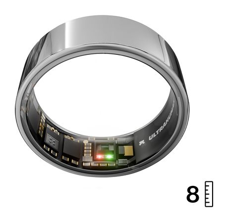 Ultrahuman Ring AIR Smart Ring Größe 8  (Silber) f&uuml;r 289,00 Euro