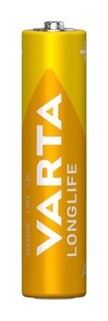 Varta Batterien AAA, 24 Stück, Longlife, Alkaline, 1,5V, Cube, ideal für Fernbedienungen, Wecker, Radios, Wanduhren, Verpackung zu 90% recycelt, Made in Germany f&uuml;r 9,99 Euro