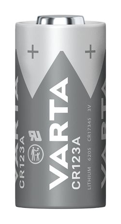 Varta Batterien CR123A Lithium Rundzelle, 1 Stück, 3V, Spezialbatterien für elektronische Kleingeräte, mit langanhaltender, höchster Leistung f&uuml;r 9,99 Euro