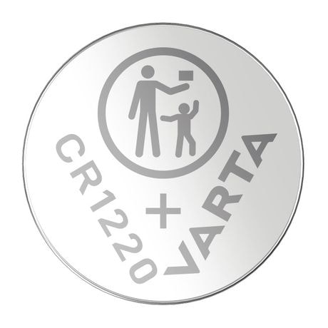 Varta Batterien Knopfzelle CR1220, 1 Stück, Lithium Coin, 3V, kindersichere Verpackung, für elektronische Kleingeräte - Autoschlüssel, Fernbedienungen, Waagen f&uuml;r 4,99 Euro