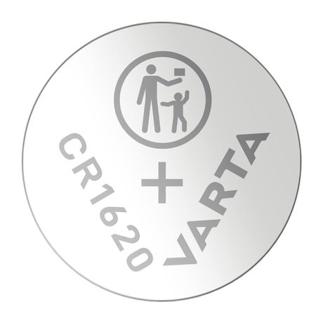 Lithium Coin Knopfzelle CR1620 Lithium 3 V 1 Stück  (Metallisch) 