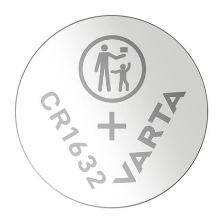 Varta Batterien Knopfzelle CR1632, 1 Stück, Lithium Coin, 3V, kindersichere Verpackung, für elektronische Kleingeräte - Autoschlüssel, Fernbedienungen, Waagen f&uuml;r 4,99 Euro