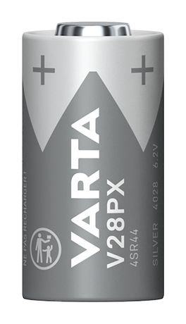 Varta Batterien V28PX/4SR44, 1 Stück, 6,2V, Spezialbatterien für elektronische Kleingeräte - Uhren, Taschenrechner, Made in Germany f&uuml;r 8,99 Euro