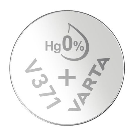 Varta Batterien V371/SR69 Knopfzelle, 1 Stück, Silver Coin, 1,55V, für elektronische Kleingeräte - Uhren, Autoschlüssel, Fernbedienungen, Waagen, Made in Germany f&uuml;r 3,49 Euro