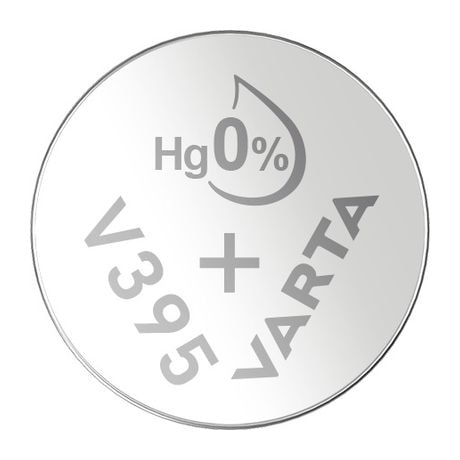 Varta Batterien V395/SR57 Knopfzelle, 1 Stück, Silver Coin, 1,55V, kindersichere Verpackung, für elektronische Kleingeräte - Uhren, Autoschlüssel, Fernbedienungen, Waagen f&uuml;r 2,99 Euro