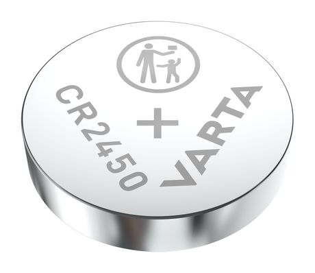 Lithium Coin Knopfzelle CR2450 Lithium 3 V 1 Stück  (Metallisch) 