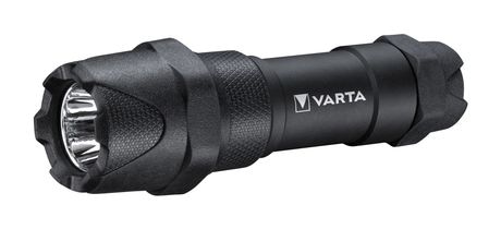 Varta Taschenlampe LED 6 Watt inkl. 3x AAA Batterien, Indestructible F10 Pro Leuchte, Lampe, Arbeitsleuchte mit zwei Leuchtmodi, extrem robuste Taschenleuchte, klein, wasser- und staubgeschützt f&uuml;r 22,99 Euro