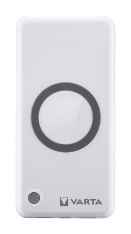 Varta Wireless 10000 mAh Powerbank USB Typ-C Kabelloses Laden  (Weiß) f&uuml;r 29,99 Euro