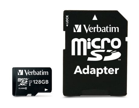 Verbatim Premium MicroSDXC Speicherkarte 128 GB Klasse 10 f&uuml;r 14,99 Euro