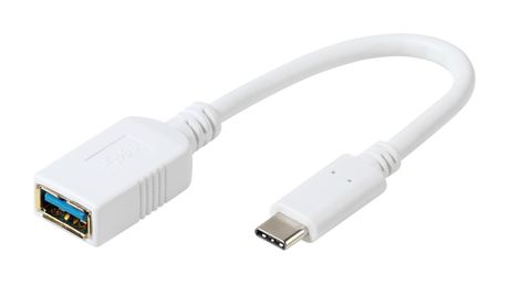 Vivanco 37559 5 Gbit/s Buchse USB A auf USB C Stecker 0,1 m  (Weiß) f&uuml;r 6,21 Euro