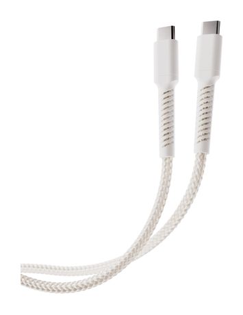 Vivanco 63641 Stecker USB C auf USB C bis 60 W 2,5 m  (Weiß) f&uuml;r 14,99 Euro