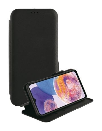 Vivanco Casual Wallet Geldbörsenhülle für Samsung Galaxy A23  (Schwarz) f&uuml;r 19,99 Euro