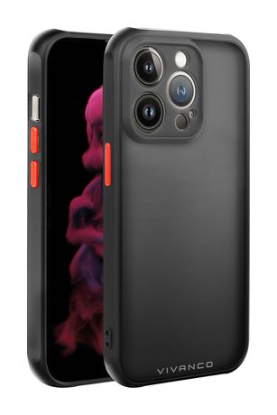 Vivanco Frosted Cover für Apple iPhone 14 Pro (Schwarz, Durchscheinend) f&uuml;r 16,99 Euro