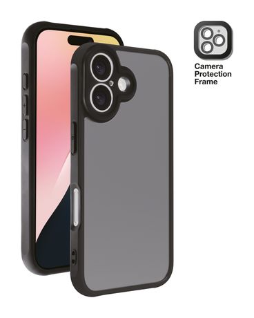 Vivanco Frosted Cover für Apple iPhone 16 (Schwarz, Durchscheinend) f&uuml;r 16,99 Euro