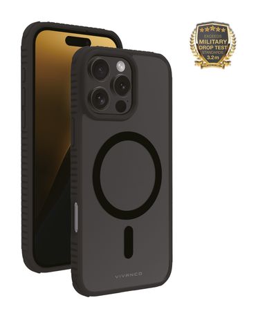 Vivanco Mag Solid Elite Cover für iPhone 16 Pro Max (Schwarz, Durchscheinend) f&uuml;r 24,99 Euro