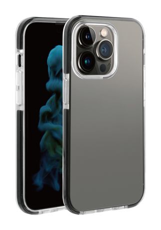 Vivanco Rock Solid Cover für Apple iPhone 14 Pro Max (Schwarz, Transparent) f&uuml;r 11,97 Euro