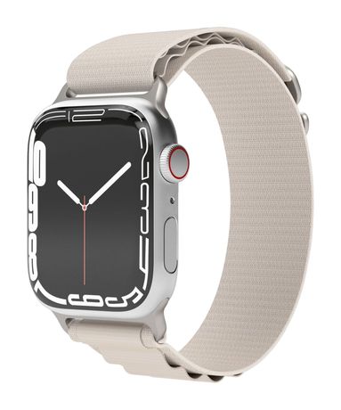 Vonmählen Action Loop Armband Apple Watch 42 mm / 44 mm / 45 mm / 49 mm  (Cremefarben) f&uuml;r 29,99 Euro