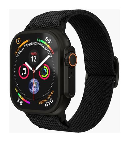 Vonmählen Classic Nylon Loop Armband Apple Watch Ultra  (Schwarz) f&uuml;r 19,68 Euro