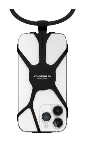 Vonmählen Infinity Plus Handy-Kette mit Fingerring  (Schwarz) f&uuml;r 29,99 Euro