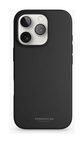 Vonmählen Soft Silicone Case Cover für Apple iPhone 16 Pro  (Schwarz) f&uuml;r 21,98 Euro