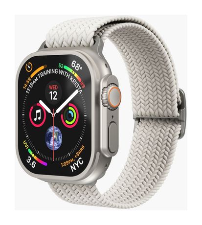 Vonmählen Woven Loop Armband Apple Watch 44 | 45 | 46 | 49 mm  (Cremefarben) f&uuml;r 22,77 Euro