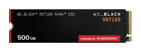Western digital Black SN7100 500 GB SSD PCI Express 4.0 M.2 f&uuml;r 124,99 Euro