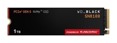 Western digital Black SN8100 1 TB SSD PCI Express 5.0 M.2 f&uuml;r 344,99 Euro