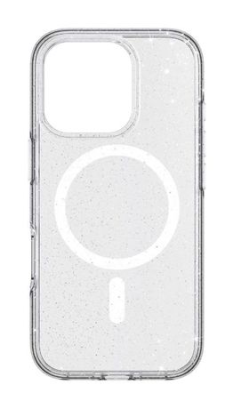 Mag Glitter Case Cover für Apple iPhone 16 Pro  (Transparent) 